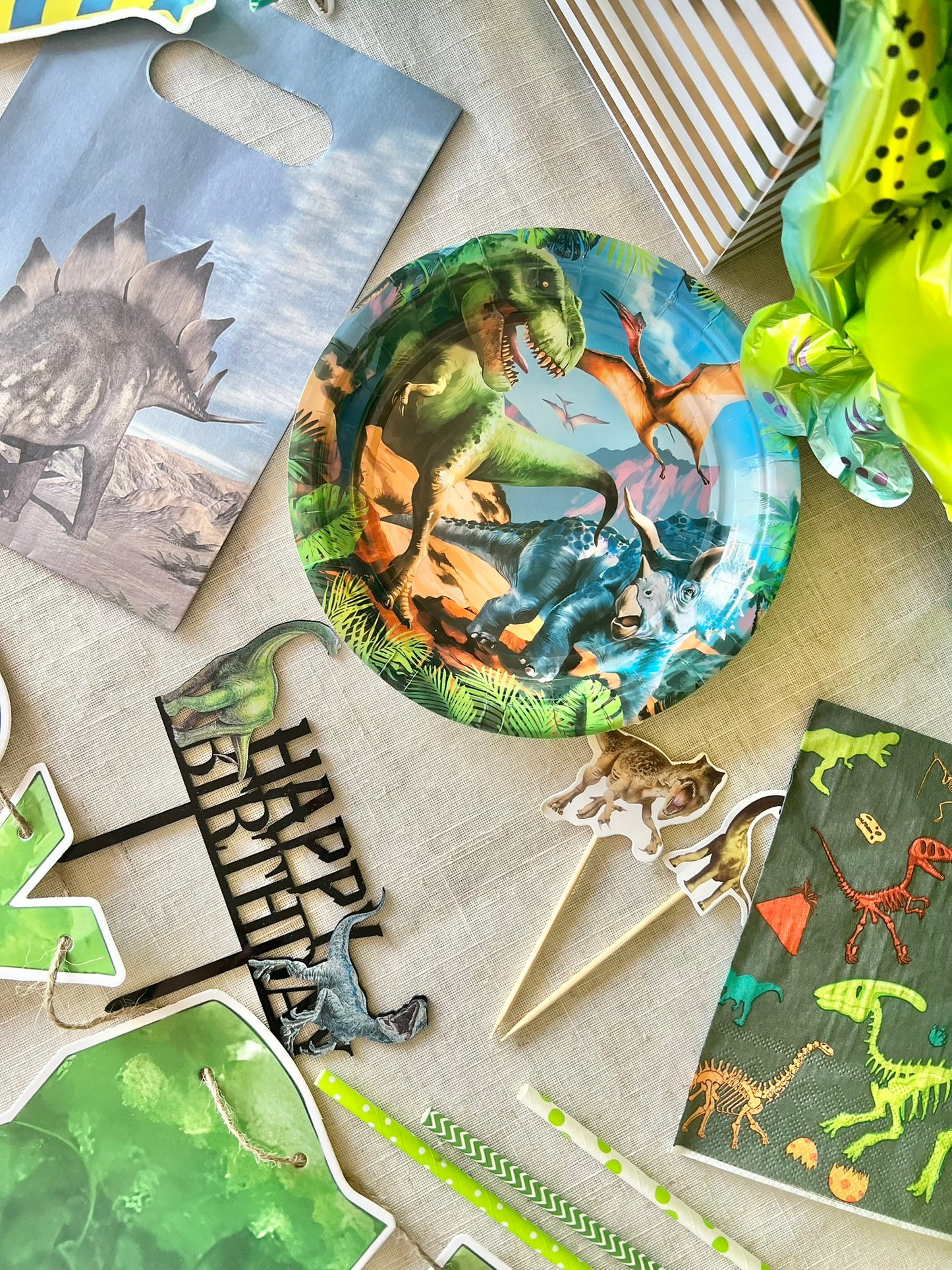 Dinosaur Kids Birthday Box 🐱‍🐉